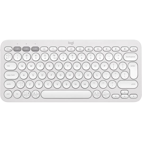 Клавіатура Logitech Pebble Keys 2 K380s White (920-011852)