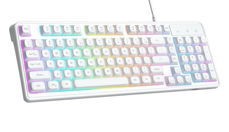 Клавіатура MageGee GK980 (6971969727090-UA) White (G-000004390)