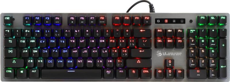 Клавіатура Bloody A4Tech B760 Green Switch RGB USB Grey (B760 (Grey) Green Sw) Б/в