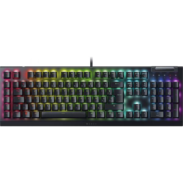 Клавіатура Razer BlackWidow V4 X Green Switch USB Black (RZ03-04700800-R3R1)