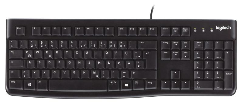 Клавіатура Logitech K120 Ukr USB Black (920-002643)