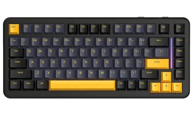 Клавіатура Attack Shark M86 RGB Linear Blueberry Switch Wireless (AS-6972792470474-SB-UA) Black (G-000003596)