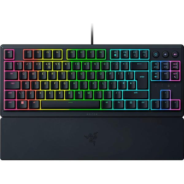 Клавіатура Razer Ornata V3 TKL Mecha-Membrane Switches USB Black (RZ03-04881800-R371)