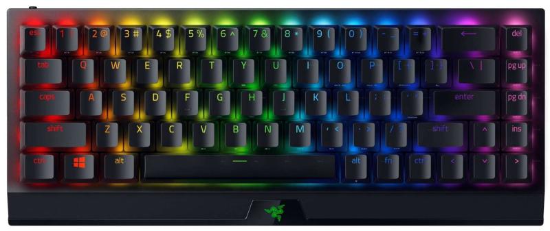 Клавіатура Razer BlackWidow V3 Mini Hyperspeed Yellow Wireless Black (RZ03-03890700-R3R1)