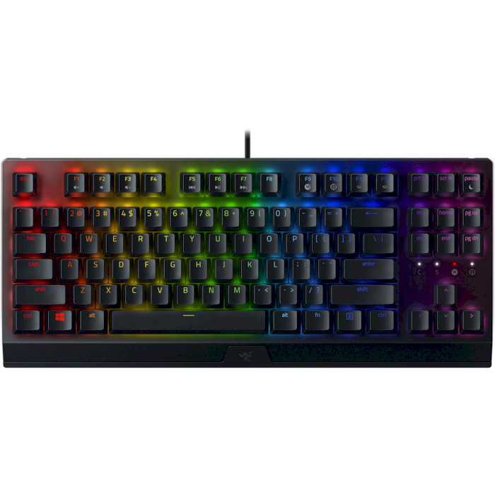 Клавіатура Razer BlackWidow V3 TKL RGB Green USB Black (RZ03-03490700-R3R1)