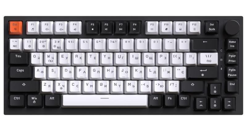 Клавіатура GamePro MK160 V2 Warden QLAB Sakura Black (MK160-V2-B-QS) U2