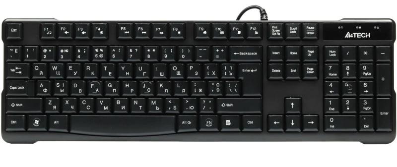 Клавіатура A4Tech KR-750 USB Black (KR-750 USB (Black))