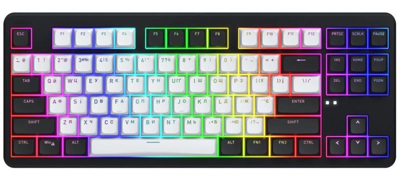 Клавіатура HATOR Rockfall 3 Mecha TKL Wireless Orange Black (HTK850UA)