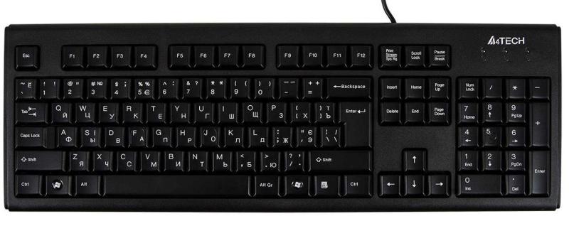 Клавіатура A4Tech KR-83 PS/2 USB Black (KR-83 PS/2 (Black))