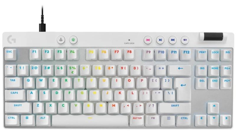 Клавіатура Logitech G PRO X TKL RAPID Gaming White (920-013242)