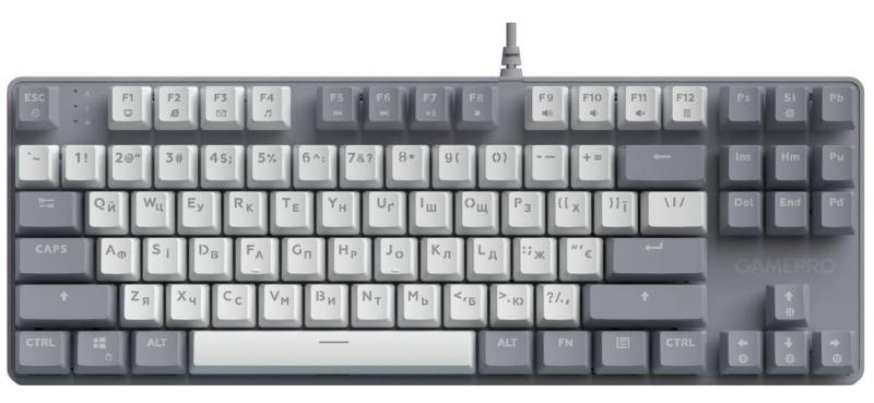 Клавіатура GamePro Genesis Metallic 87% Red switches (MK110G)