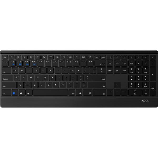 Клавіатура Rapoo E9500M Wireless Black (E9500M)