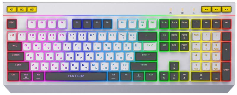Клавіатура HATOR Icefall White (HTK405UA)