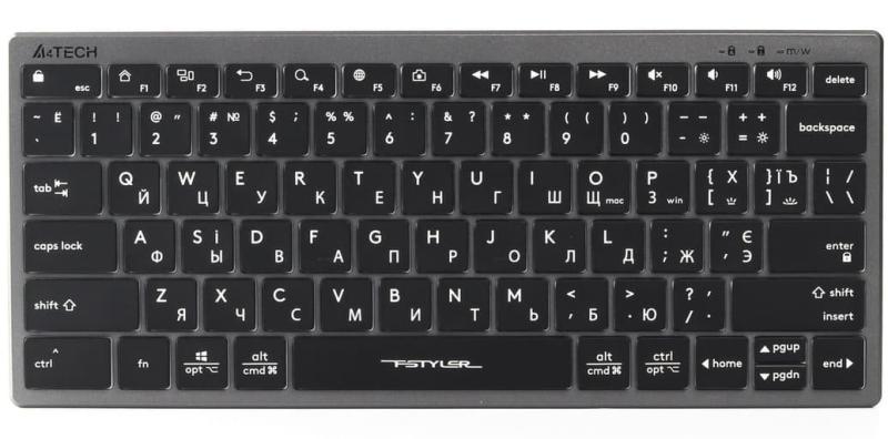 Клавіатура A4Tech Fstyler FX61 USB Grey (FX61 USB (Grey))
