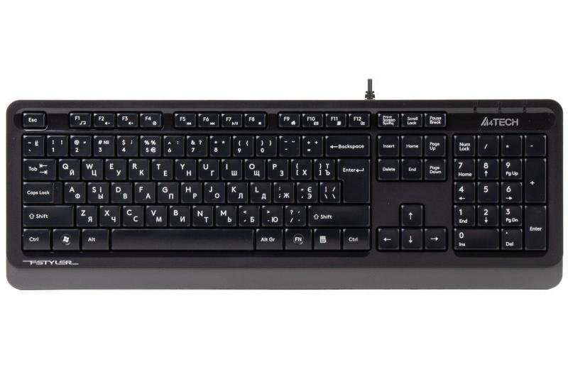 Клавіатура A4Tech Fstyler FK10 USB Black/Grey (FK10 (Grey))