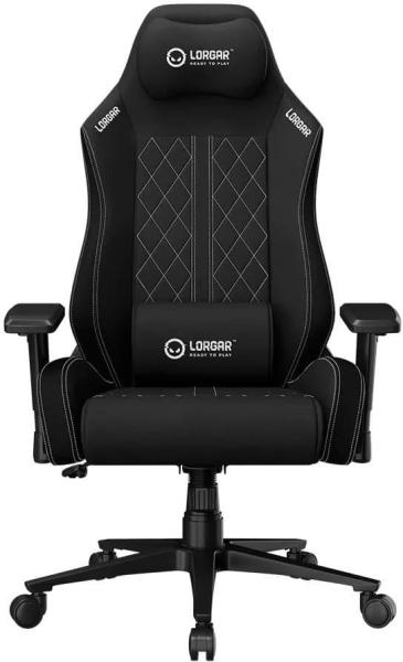 Ігрове крісло Lorgar CHA41 Premium Anti-Stain Fabric Black/White (LRG-CHA41-BK-WH)