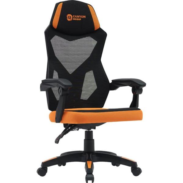 Ігрове крісло Canyon Wave MCH02 Mesh Black Orange (CNE-MCH02)