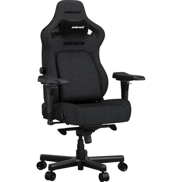 Ігрове крісло Anda Seat Kaiser 4 Dark Grey Fabric Size XL (AD12YDDC-XLL-20-GB-CF)