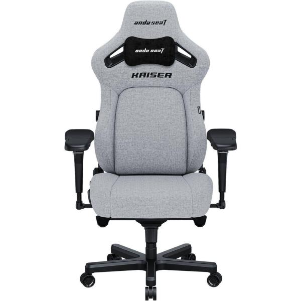 Ігрове крісло Anda Seat Kaiser 4 Size L Grey Fabric (AD12YDDC-L-20-G-CF)