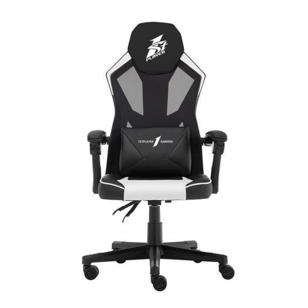 Ігрове крісло 1stPlayer P01 Black White (P01-BKWH)
