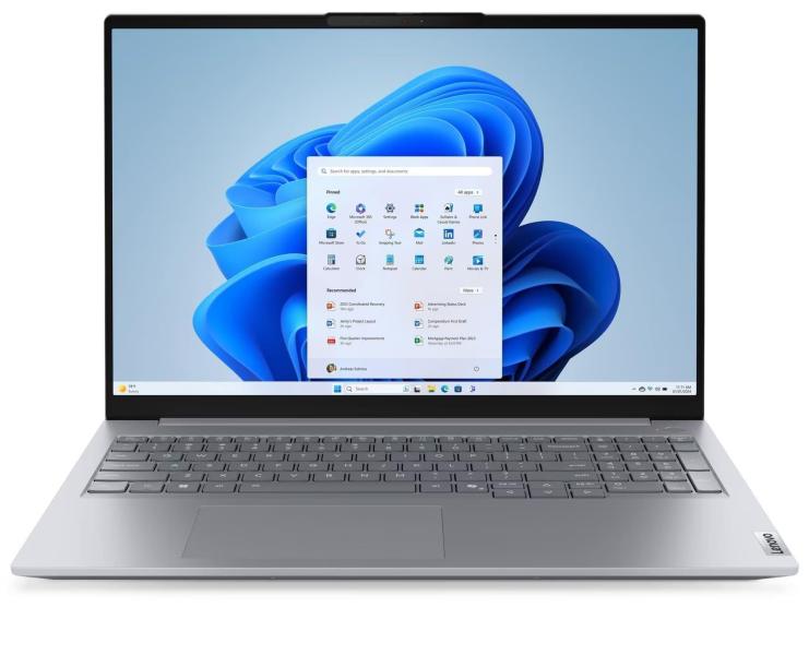Ноутбук Lenovo 16 ThinkBook 16-G9 WUXGA IPS AG/Intel 7-240H/32GB/1TB/UMA/DOS/Gray (21US005VRA)