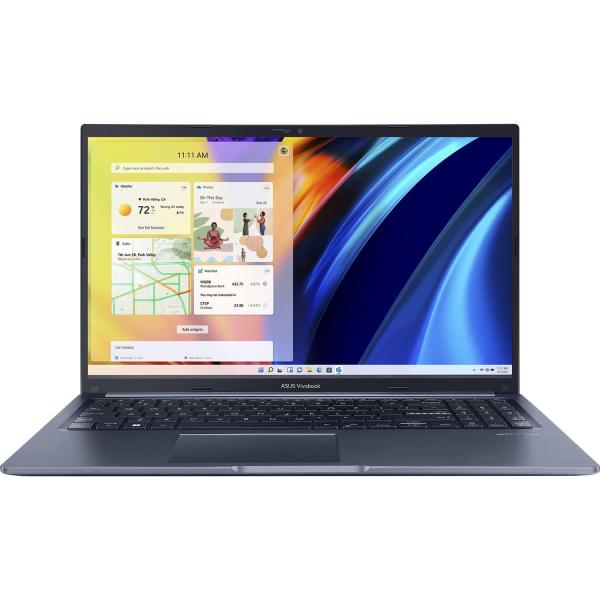 Ноутбук ASUS 15.6 VivoBook 15 X1502VA FHD IPS 60Hz/Intel i7-13620H/16GB/1TB/UMA/DOS/Quiet Blue (90NB10T1-M01B40) U1