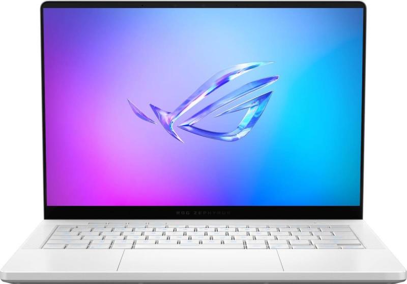 Ноутбук ASUS 14 ROG Zephyrus G14 2025 GA403WW 2.8K OLED 120Hz/Ryzen 9 AI HX 370/32GB/2TB/RTX 5080/W11H/Platinum White (GA403WW-G14.R95080)