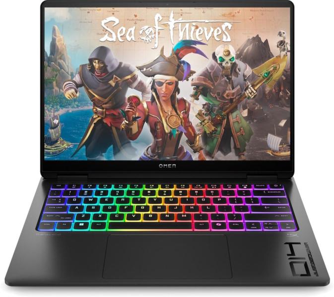 Ноутбук HP 14 OMEN Transcend 14-fb1043dx 2.8K OLED 120Hz/Intel Core Ultra 7 255H/16GB/1TB/RTX 5060 8GB/W11H/Shadow Black (D8KM3UA)