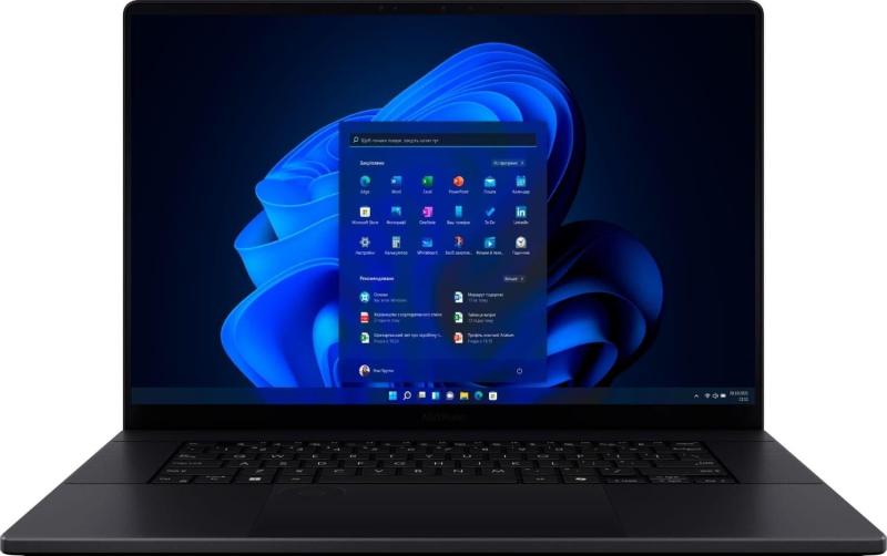 Ноутбук ASUS 16 H7606WX-SE002X 4K OLED/Ryzen 9 AI HX 370/64GB/2TB/RTX 5090 24GB/W11P/Nano Black (90NB17E1-M000K0)