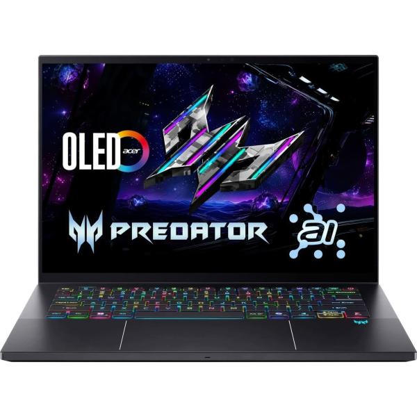 Ноутбук Acer 14.5 Predator Triton 14 AI PT14-52T-972D 2.8K OLED Touchscreen 120Hz/Intel Core Ultra 9-288V/32GB/1TB/RTX 5070/W11H/Charcoal Black (NH.U0