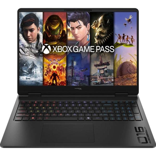 Ноутбук HP 16 OMEN HyperX 16-AP1023DX WQXGA OLED 165Hz/Ryzen 9 8940HX/16GB/1TB/RTX 5060/W11H/Shadow Black (D60NFUA)