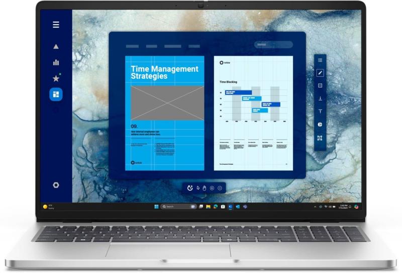 Ноутбук Dell 16 Pro 16 FHD+ AG/Intel Core Ultra 5 235U/32GB/512GB SSD/Intel UHD/W11P/Silver (BTO106PC16250UA_W11P)