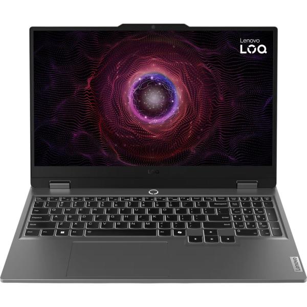 Ноутбук Lenovo 15.6 LOQ 15AHP9 FHD IPS 144Hz/Ryzen 7 7445HS/16GB/512 SSD/RTX 3050/W11H/Luna Gray (83DX00F2PB)
