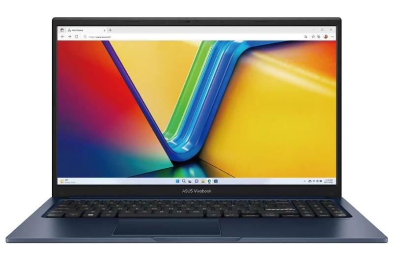 Ноутбук ASUS 15.6 Vivobook 15 X1504MA FHD IPS/Intel Core 5 320/16GB/512SSD/UMA/DOS/Blue (90NB17I1-M005A0)