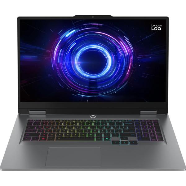 Ноутбук Lenovo 17.3 LOQ 17IRX10 FHD IPS 165Hz/Intel Core i7-14700HX/16GB/1TB/RTX 5070/W11H/Luna Gray (83JH001LGE)