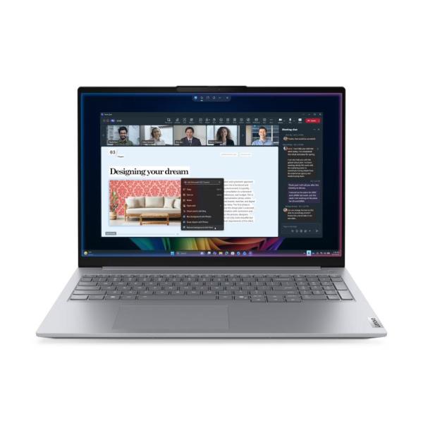 Ноутбук Lenovo 16 ThinkBook 16 G9 IPL F/Intel U7-355/16GB/512 SSD/Intel HD/W11P/Arctic Grey (21UR002URA)