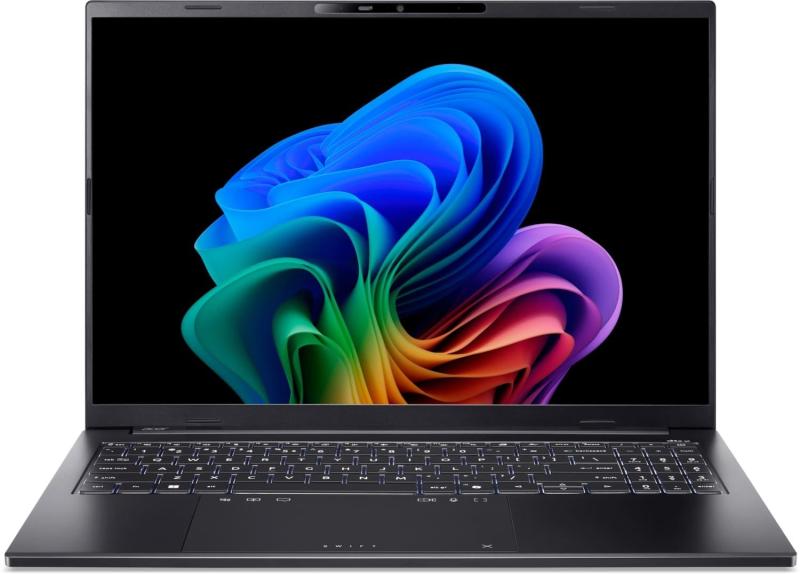 Ноутбук Acer 16 Swift Go 16 AI SFG16-74-93TW 2048x1280 OLED 120Hz/Intel Core Ultra 9 288V/32GB/1TB+1TB/Intel Arc Graphics 140V/W11H/Obsidian Black (NX
