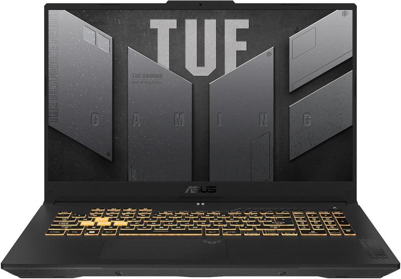 Ноутбук ASUS 17.3 TUF Gaming F17 FX707VJB-HX063 FHD IPS/Intel 5-210H/16GB/512SSD/RTX 3050 6GB/DOS/Gray (90NR0MY5-M002H0)