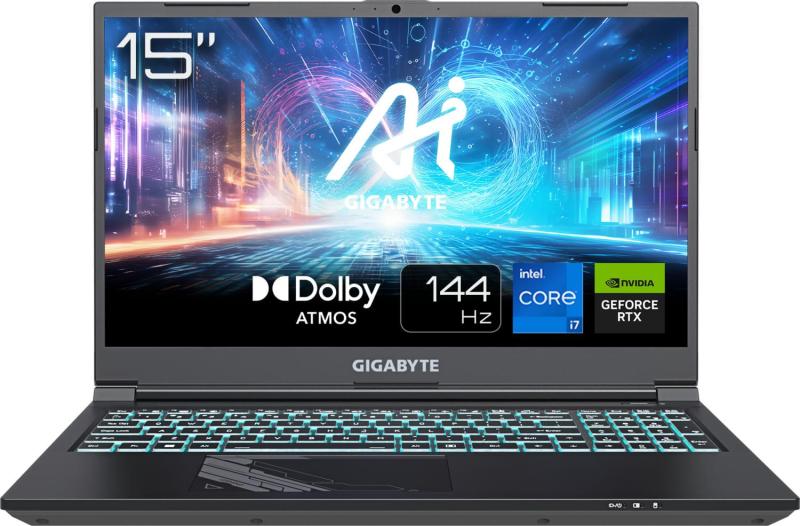 Ноутбук GIGABYTE 15.6 G5 KF 2024 1920x1080/Intel Core i7-13620H/32Gb/1Tb/RTX 4060/Win11/Iron Gray (G5 KF5-H3KZ354KH_) Б/в