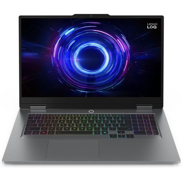 Ноутбук Lenovo 17.3 LOQ 17IRX10 FHD IPS 165Hz/Intel i7-14700HX/32GB/1TB/RTX 5070 8GB/DOS/Luna Grey (83JH003NRA)