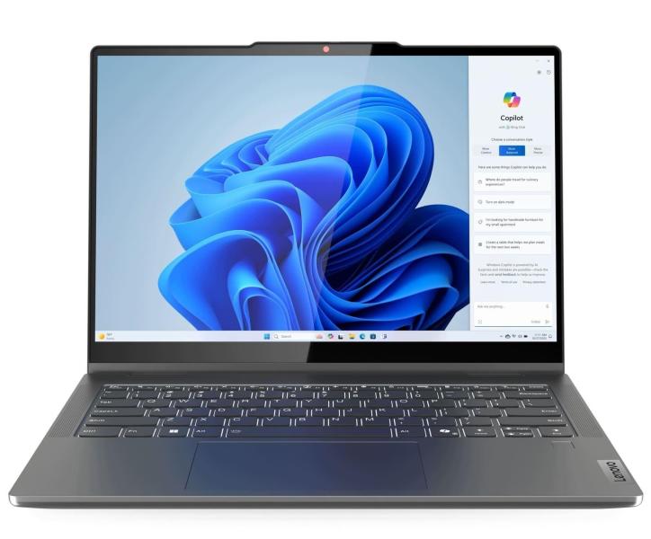 Ноутбук Lenovo 14 IdeaPad 5 2-in-1 14Q8X9 Full HD+ OLED Touchscreen/Qualcomm Snapdragon X Plus/16GB/1TB/Qualcomm Adreno/W11H/Luna Grey (83GH0002US) U1