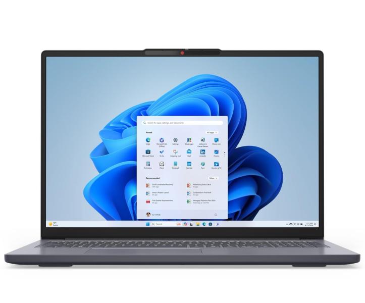 Ноутбук Lenovo 15.3 IdeaPad Slim 3 15Q8X10 Full HD+ IPS Touchscreen/Qualcomm Snapdragon X1-26-100/16GB/1TB/Qualcomm Adreno/W11H/Luna Grey (83N30010US) U1