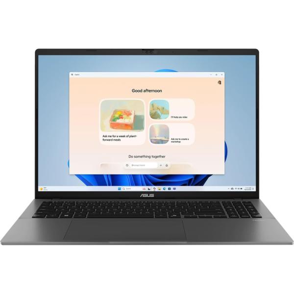 Ноутбук ASUS 16 Vivobook S16 M3607GA FHD OLED/Ryzen 7 AI 445/16GB/512SSD/UMA/DOS/Grey (90NB17M1-M000A0)