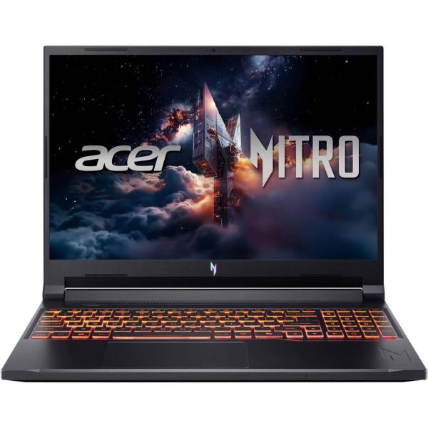 Ноутбук Acer 16 Nitro V 16 ANV16-72-98FJ WUXGA IPS 180Hz/Intel Core 9 270H/16GB/512 SSD/RTX 5070/W11H/Obsidian Black (NH.U2FAA.001)
