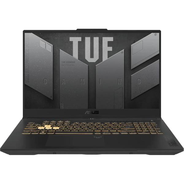 Ноутбук ASUS 17.3 TUF Gaming A17 FX707VJ-HX027 FHD IPS 144Hz/Intel Core 5 210H/16GB/512 SSD/RTX 3050 6GB/DOS/Graphite Black (90NR0MY5-M00160)