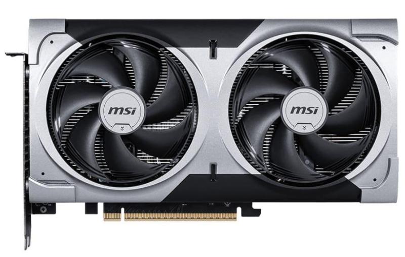 Відеокарта MSI RTX 5060 Ti 16G VENTUS 2X OC PLUS (RTX 5060 Ti 16G VENTUS 2X OC PLUS) (GDDR7, 128 bit, PCI-E v5.0 x8)