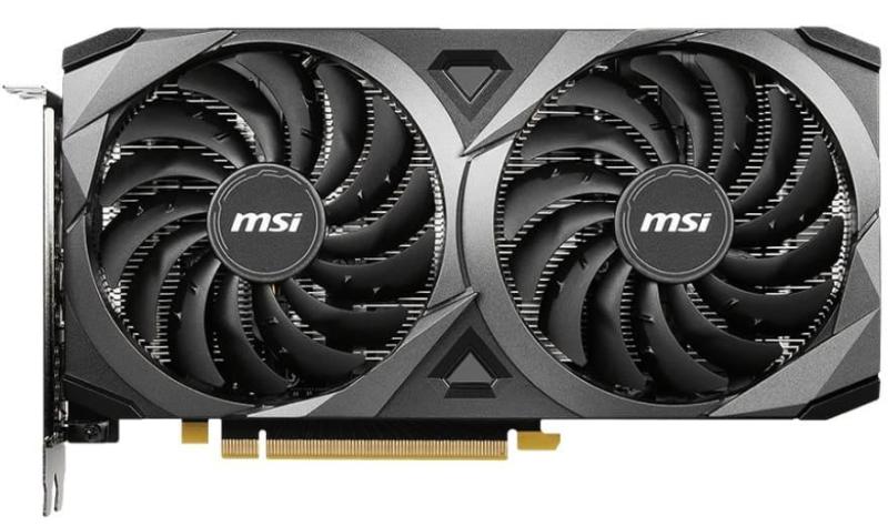 Відеокарта MSI RTX 3060 12Gb Ventus 2X OC LHR (RTX 3060 VENTUS 2X 12G OC) (GDDR6, 192 bit, PCI-E v4.0) Б/в