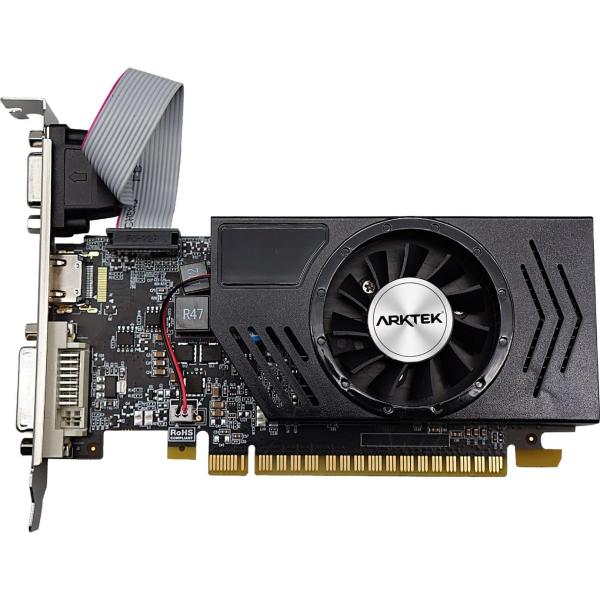 Відеокарта ARKTEK GT 730 4Gb GDDR5, 128-bit, VGA/DVI/HDMI, 902/5010 MHz, Low Profile (AKN730D5S4GL1) (GDDR5, 128 bit, PCI-E 3.0 x16)