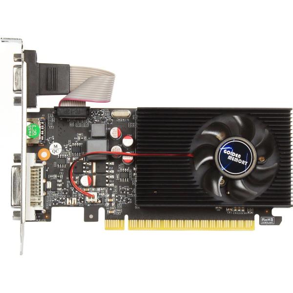 Відеокарта Golden Memory GT 730 4Gb DDR3 64bit HDMI/DVI/VGA LP (GT730LPD34G) (GDDR3, 64 bit, PCI-E 3.0 x16)