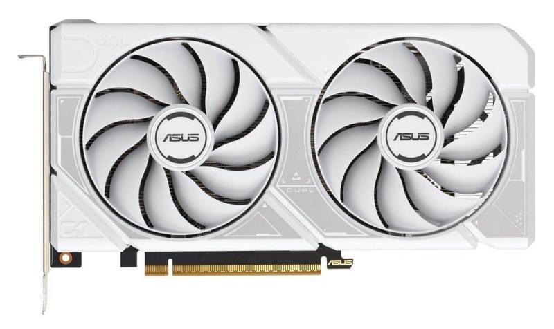 Відеокарта ASUS RTX 5060 8GB DUAL OC WHITE (DUAL-RTX5060-O8G-WHITE) (GDDR7, 128 bit, PCI-E v5.0 x16)